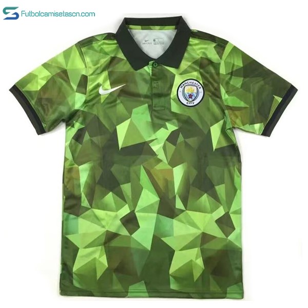 Polo Manchester City 2017/18 Verde